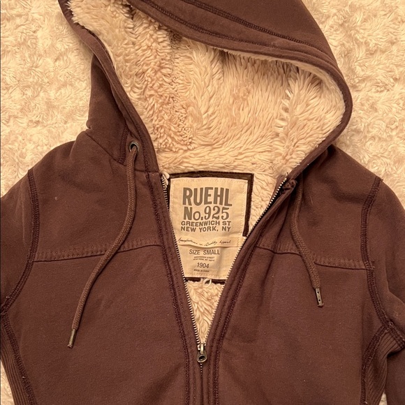 Ruehl No.925 Jackets & Blazers - Ruehl No.925 Brown Teddy Jacket